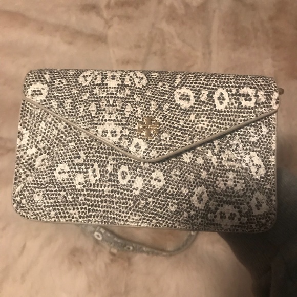 RARE Tory Burch Snakeskin Mini Crossbody Bag - Picture 3 of 8